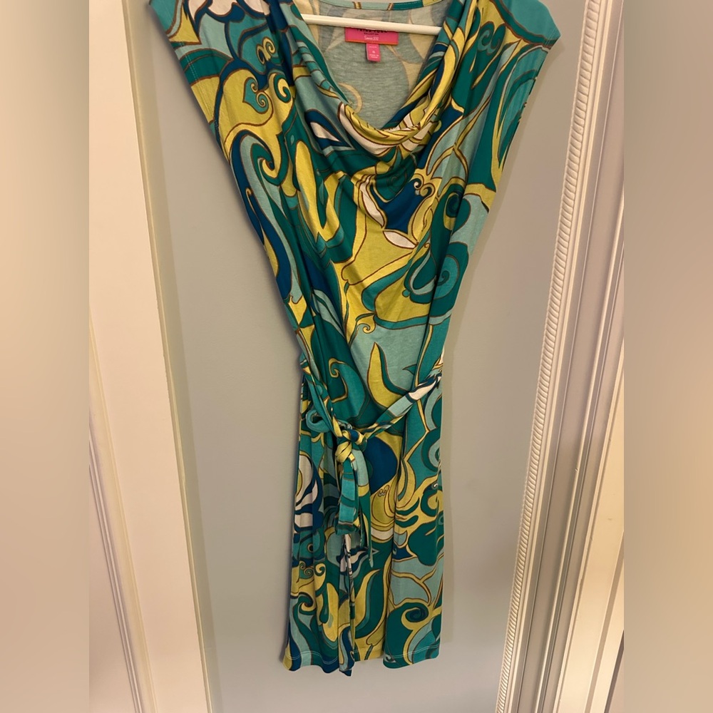 Trina Turk by Banana Republic cowl neck dress
